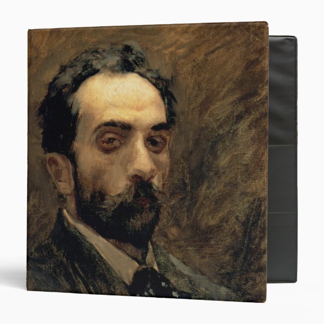 Self Portrait, 1890s Binder (Front/Inside)
