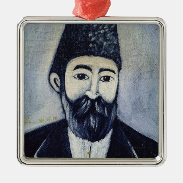 Self Portrait, 1900 Metal Ornament (Front)