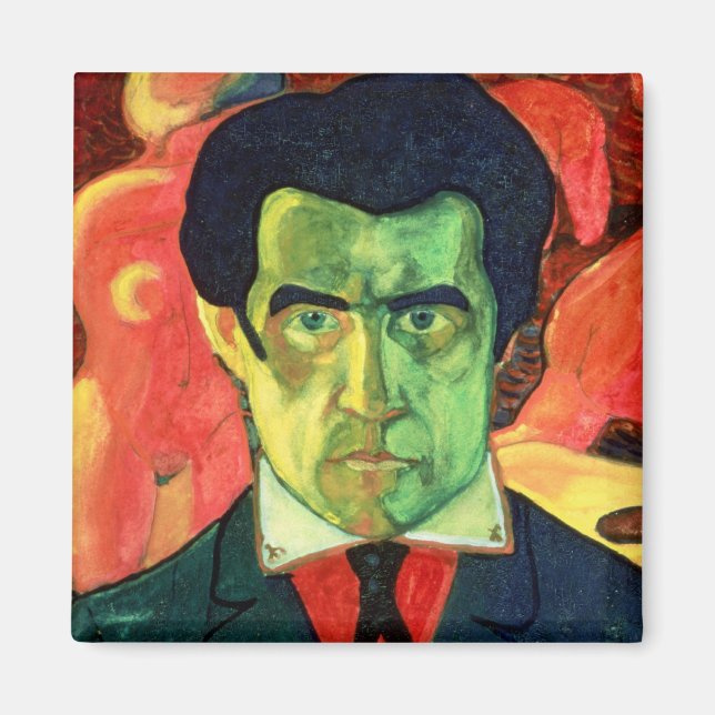 Self Portrait, 1908 Magnet (Front)