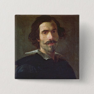 Self Portrait 2 Inch Square Button