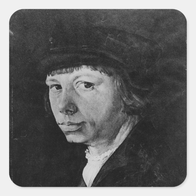Self Portrait 2 Square Sticker (Front)