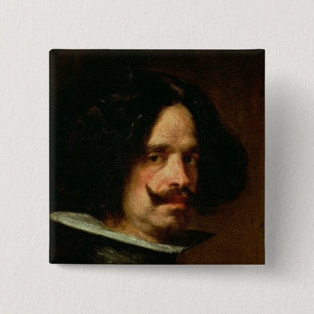 Self Portrait 4 2 Inch Square Button (Front)
