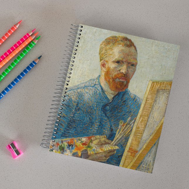 Self-Portrait as a Painter by Vincent Van Gogh Notebook (Creator Uploaded)
