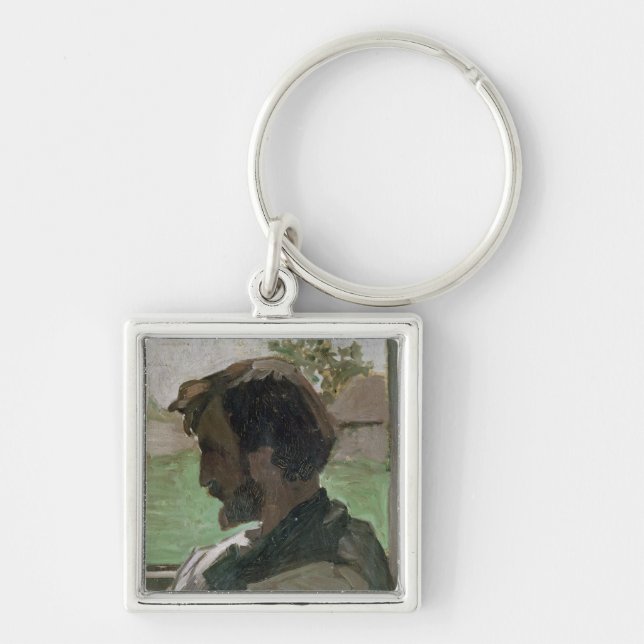 Self Portrait at Saint-Saveur, 1868 Keychain (Front)