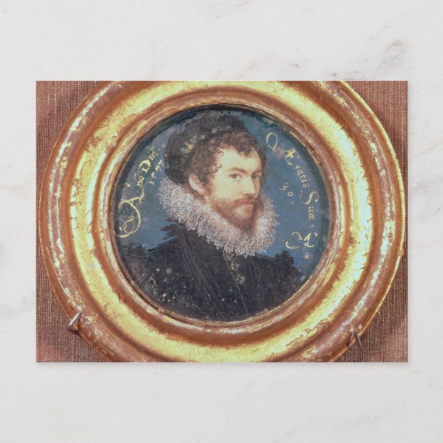 Self portrait at the age of 30 postcard (Front)