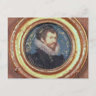 Self portrait at the age of 30 postcard