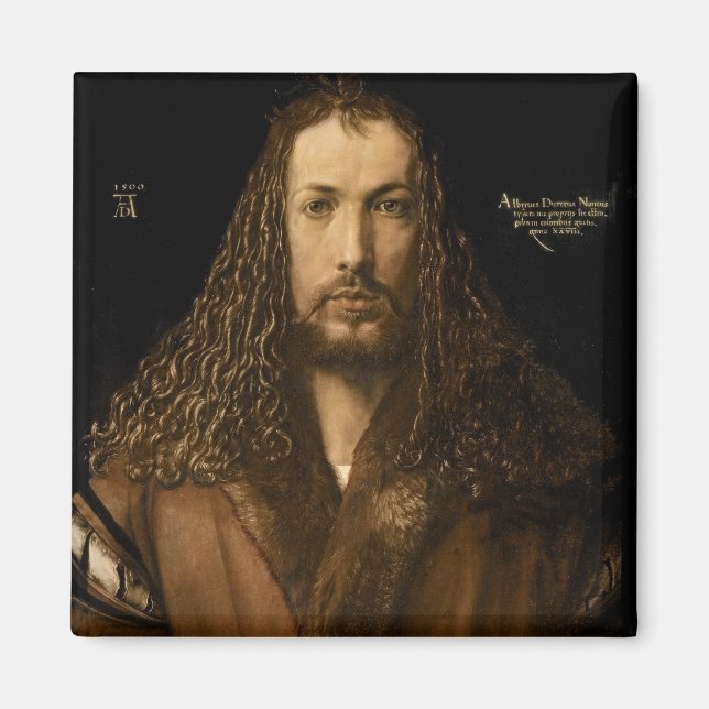 Self Portrait at the Age of Twenty-Eight, 1500 Magnet (Front)