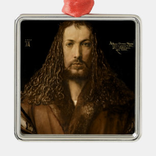 Self Portrait at the Age of Twenty-Eight, 1500 Metal Ornament