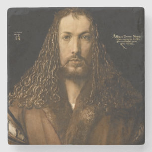 Self Portrait at the Age of Twenty-Eight, 1500 Stone Coaster