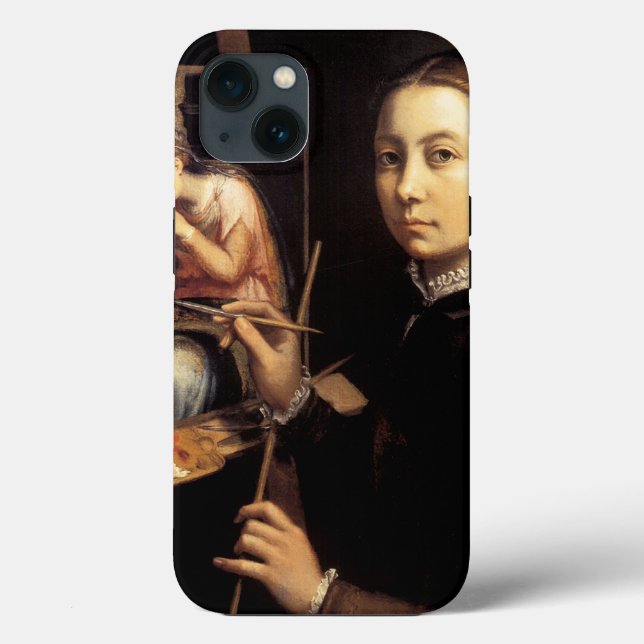 Self Portrait at the Easel Case-Mate iPhone Case (Back)