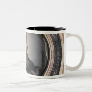 Self Portrait at the Mirror Two-Tone Coffee Mug