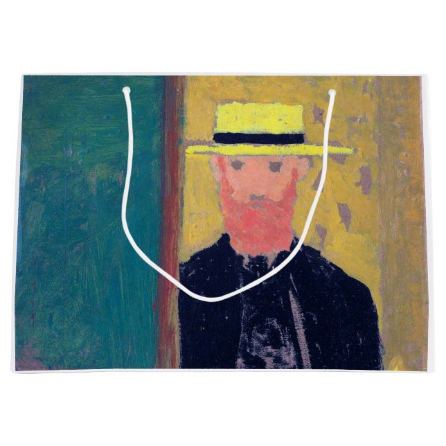 Self Portrait (Bearded Man), Edouard Vuillard Large Gift Bag (Front)