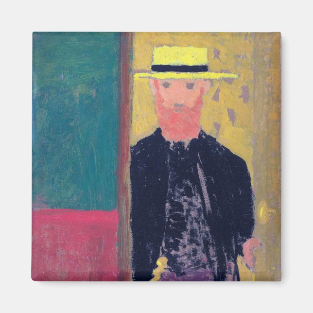 Self Portrait (Bearded Man), Edouard Vuillard Magnet (Front)