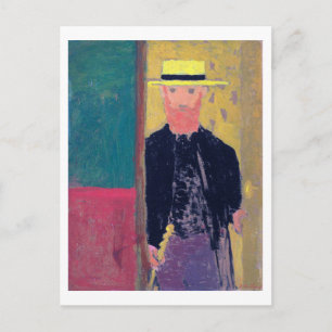 Self Portrait (Bearded Man), Edouard Vuillard Postcard