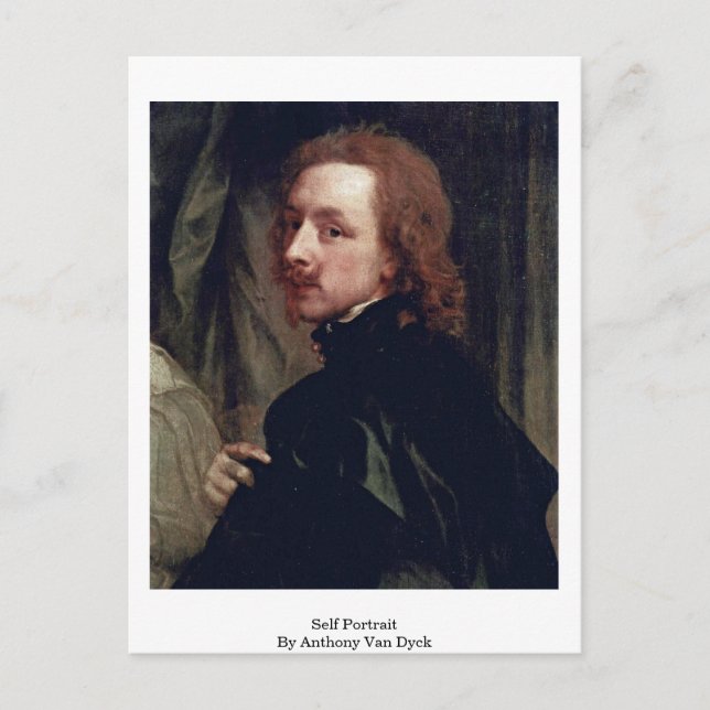 Self Portrait By Anthony Van Dyck Postcard (Front)