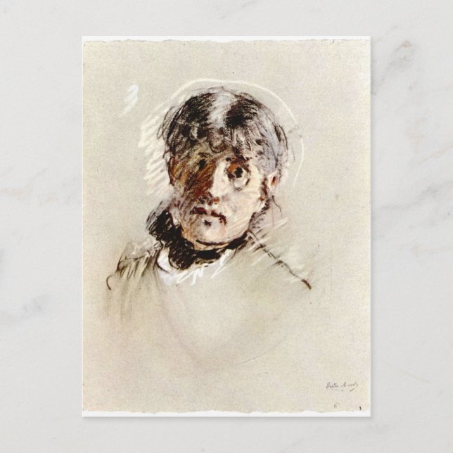 Self-Portrait by Berthe Morisot Postcard (Front)