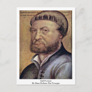 Self-Portrait By Hans Holbein The Younger Postcard