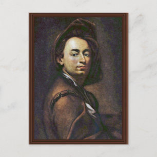 Self-Portrait,  By Peter Johannes Brandl Postcard