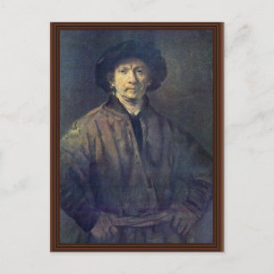 Self-Portrait By Rembrandt Harmensz. Van Rijn Postcard