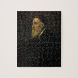 Self Portrait by Titian, Vintage Renaissance Art Jigsaw Puzzle