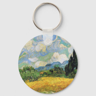Self-Portrait by Vincent van Gogh Keychain