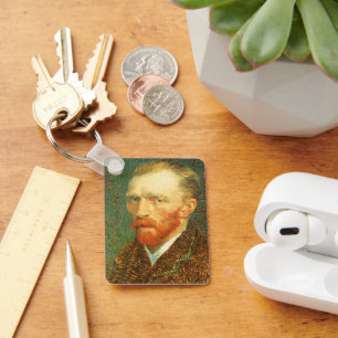 Self Portrait by Vincent van Gogh Keychain