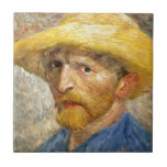 Self-Portrait by Vincent Van Gogh Tile<br><div class="desc">Van Gogh's Self-Portrait</div>