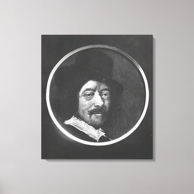 Self portrait canvas print (Front)