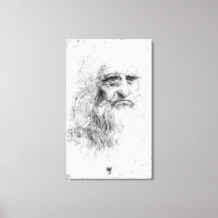 Self portrait canvas print