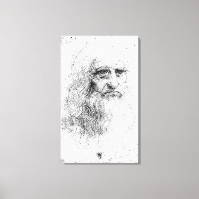 Self portrait canvas print (Front)