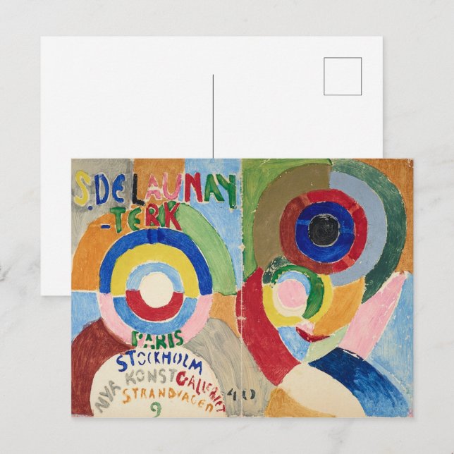 Self Portrait Cover | Sonia Delaunay-Terk | Postcard (Front/Back)