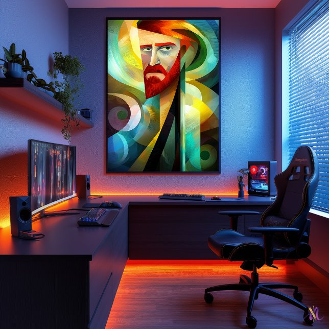 Self Portrait - Cubist Masterpiece Inspired Poster (Creator Uploaded)