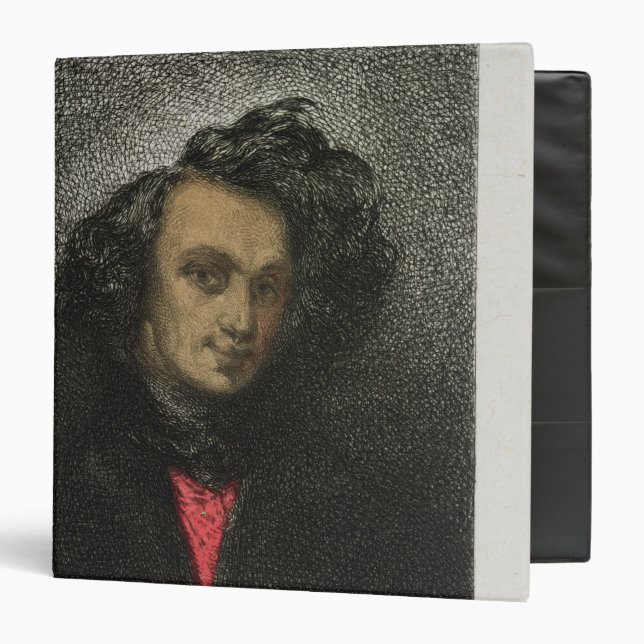 Self portrait, dressed for 'Hernani' Binder (Front/Inside)