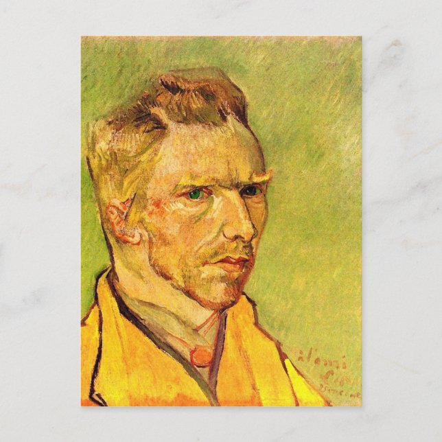 Self-Portrait for Friend Laval, Van Gogh Fine Art Postcard (Front)