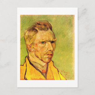 Self-Portrait for Friend Laval, Van Gogh Fine Art Postcard