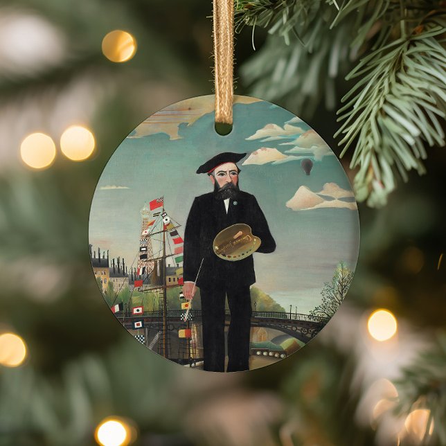 Self Portrait | Henri Rousseau Ceramic Ornament (Creator Uploaded)