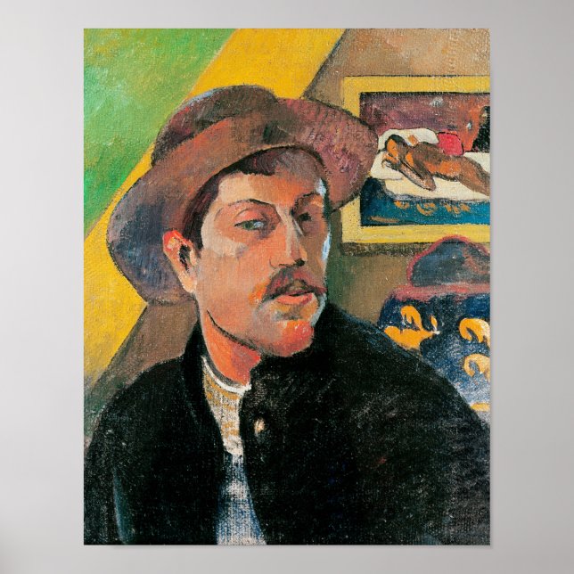 Self Portrait in a Hat, 1893-94 Poster (Front)