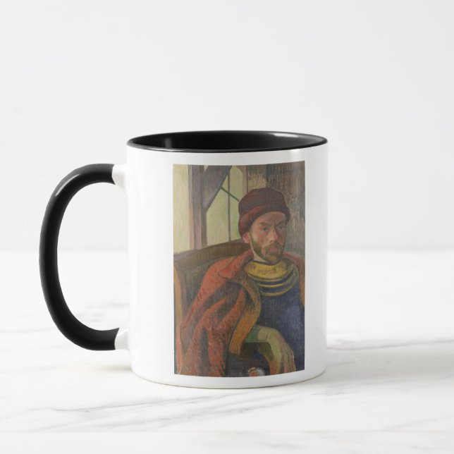 Self Portrait in Breton Costume, c.1889 Mug (Left)