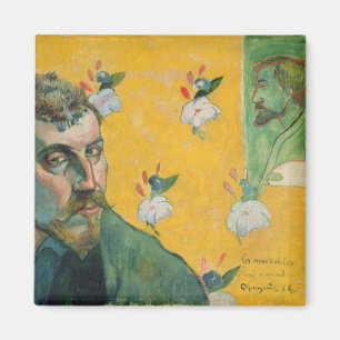 Self Portrait, Les Miserables,1888 (oil on canvas) Magnet