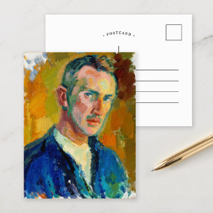Self Portrait Magnus Enckell Postcard