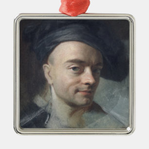 Self Portrait Metal Ornament