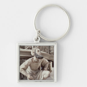 Self portrait of Adam Krafft , stone sculpture Keychain
