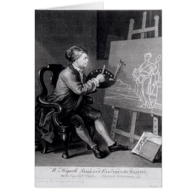 Self Portrait Painting the Comic Muse (Front)