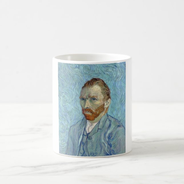 Self-Portrait, Vincent van Gogh, 1889 Coffee Mug (Center)