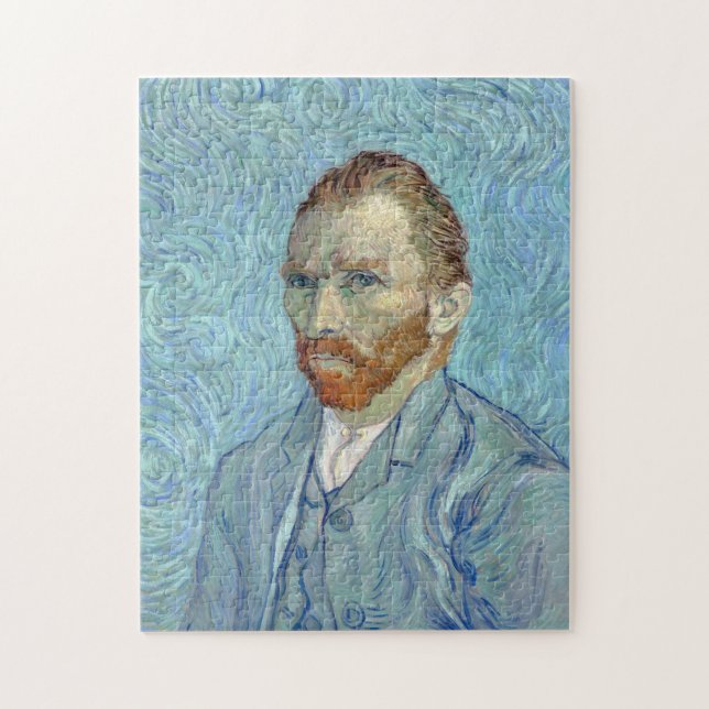 Self-Portrait, Vincent van Gogh, 1889 Jigsaw Puzzle (Vertical)