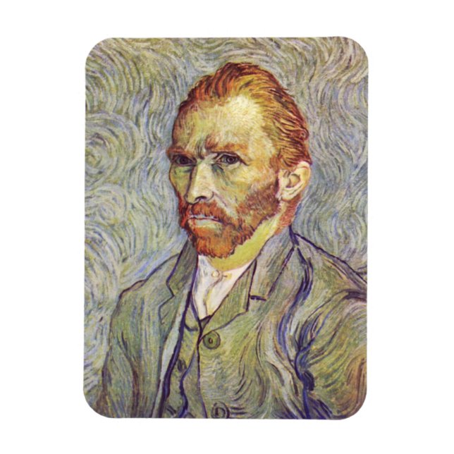   Self-portrait Vincent Willem van Gogh  Magnet (Vertical)