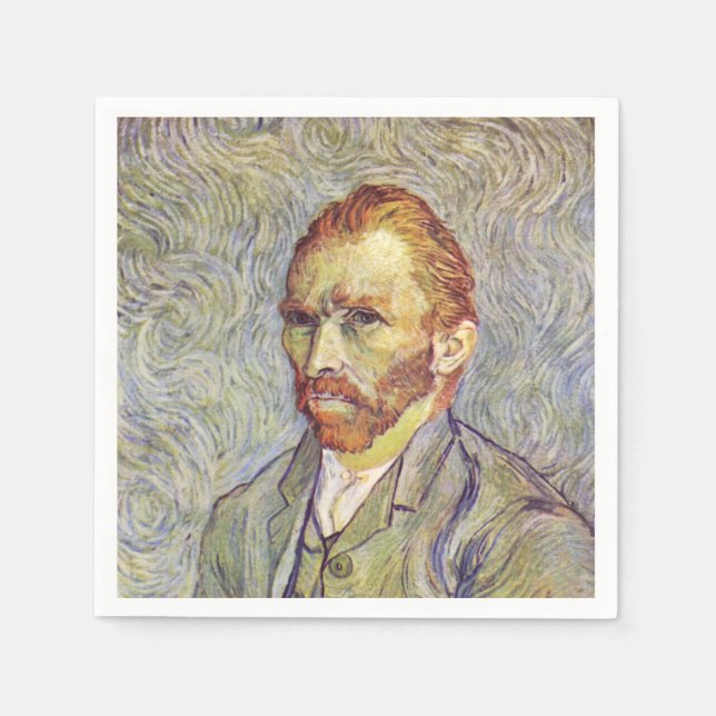   Self-portrait Vincent Willem van Gogh    Napkin (Front)