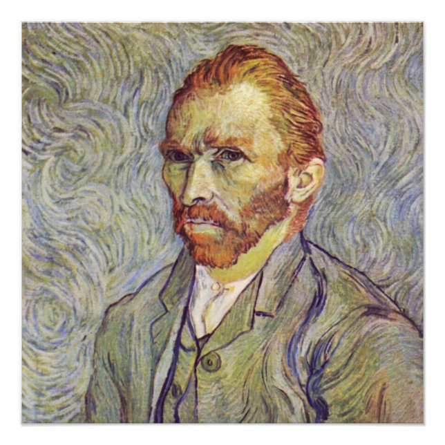   Self-portrait Vincent Willem van Gogh Poster (Front)