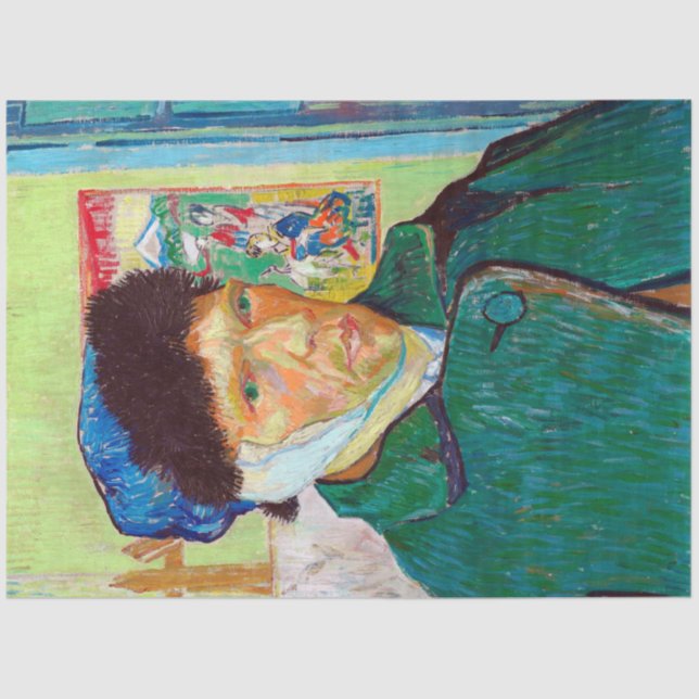 Self-Portrait With a Bandaged Ear, Van Gogh Tissue Paper (Front)