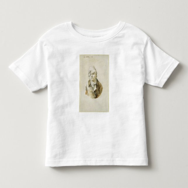 Self Portrait with Cap and Eye Patch Toddler T-shirt (Front)